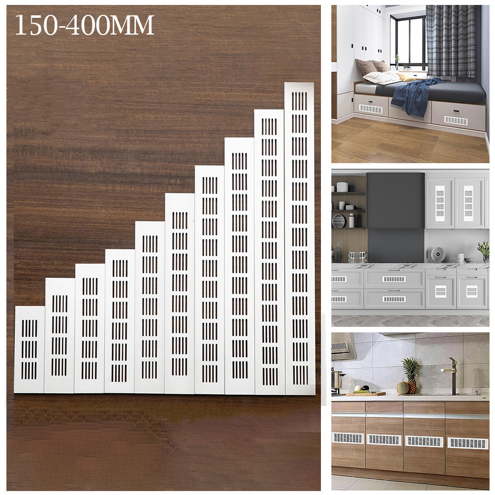 Ventilation Grille Aluminum - 60 mm aluminium rechthoekige kast kledingkast