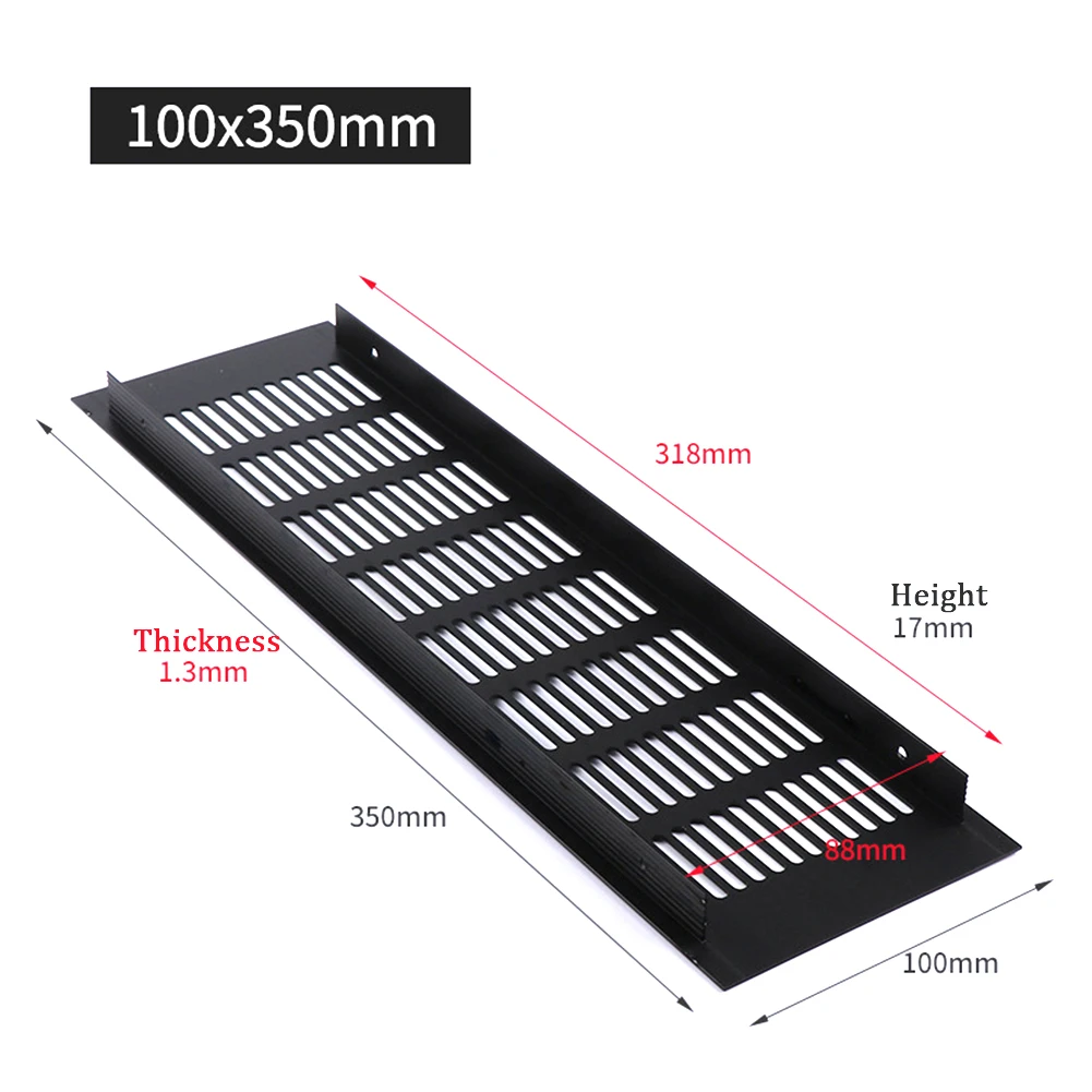 Ventilation Grille Aluminum - Ventilatierooster Ventilatierooster Ventilatierooster 100 mm 150-400