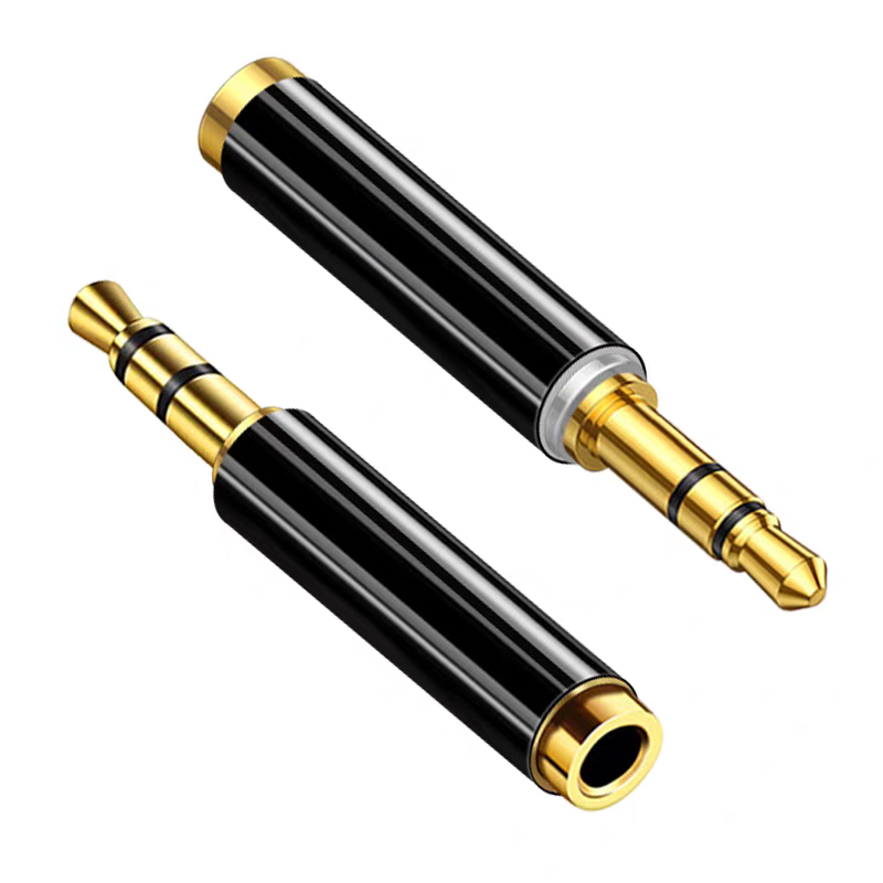 Trs Cable - Vergulde 3,5 mm 3-polige TRS mannelijke