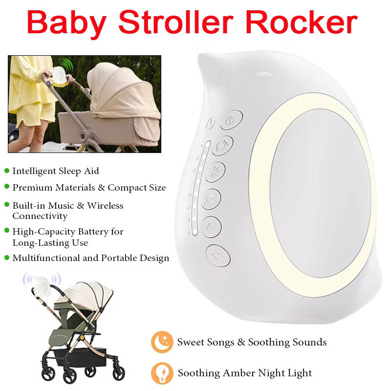 Full Range Speaker - Draagbare buiten-babywieg met nachtlampje, multifunctioneel, draadloos