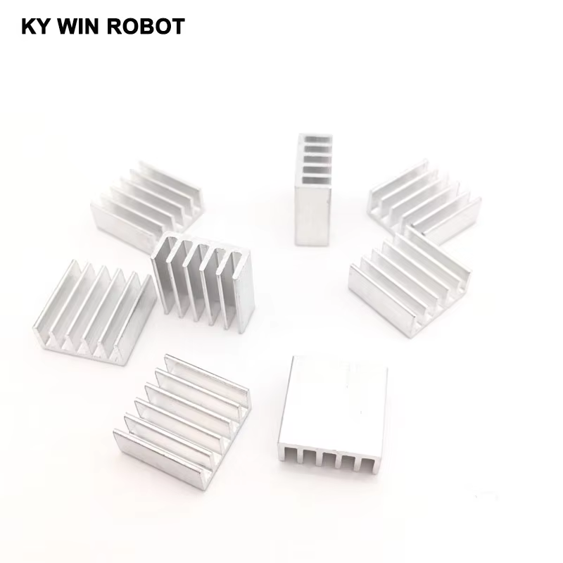 Heatsink Aluminum - 50 stuks geëxtrudeerde aluminium koellichaam, 14x14x6