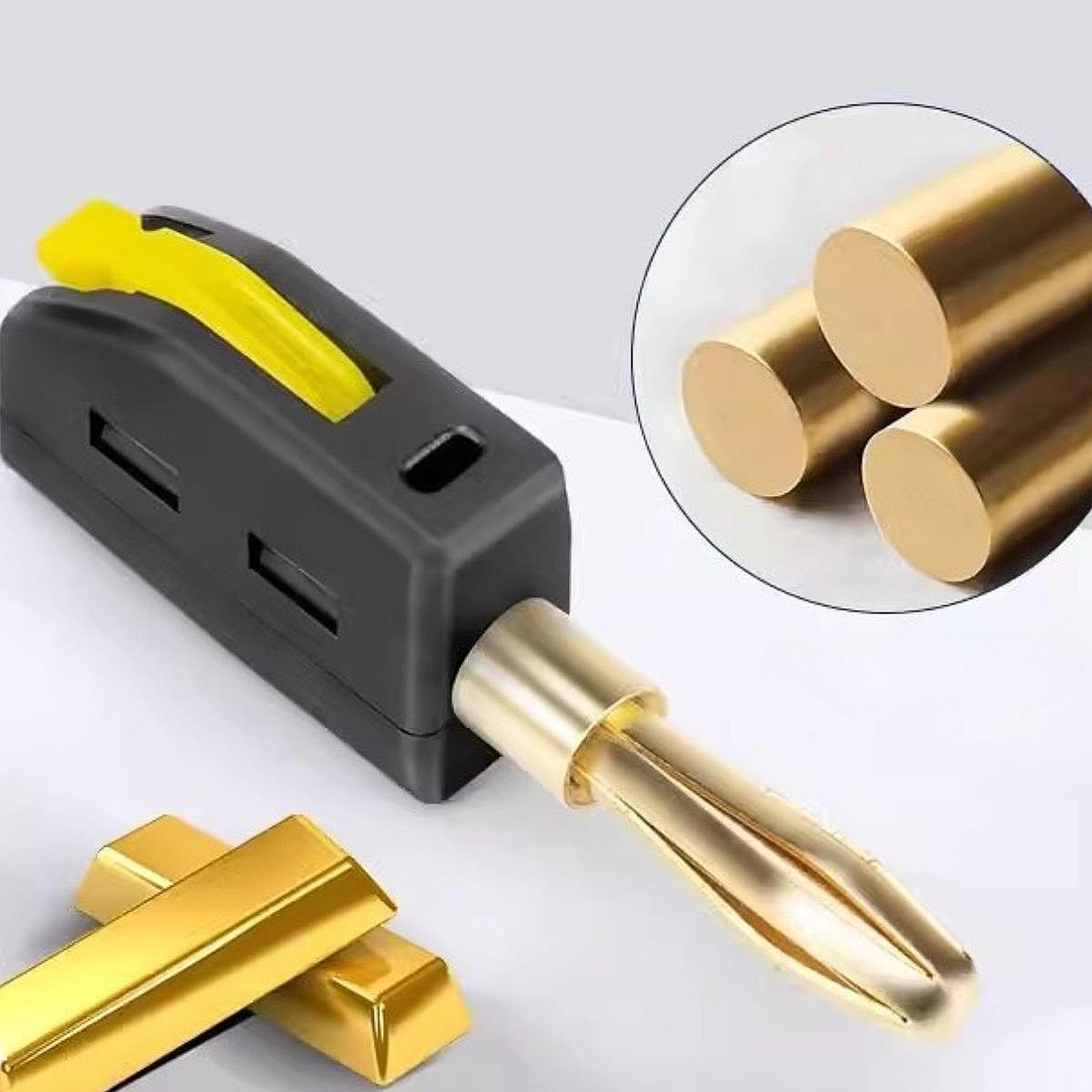 Banana Plug - 4 mm bananenstekker Mini stapelbare bananenstekker