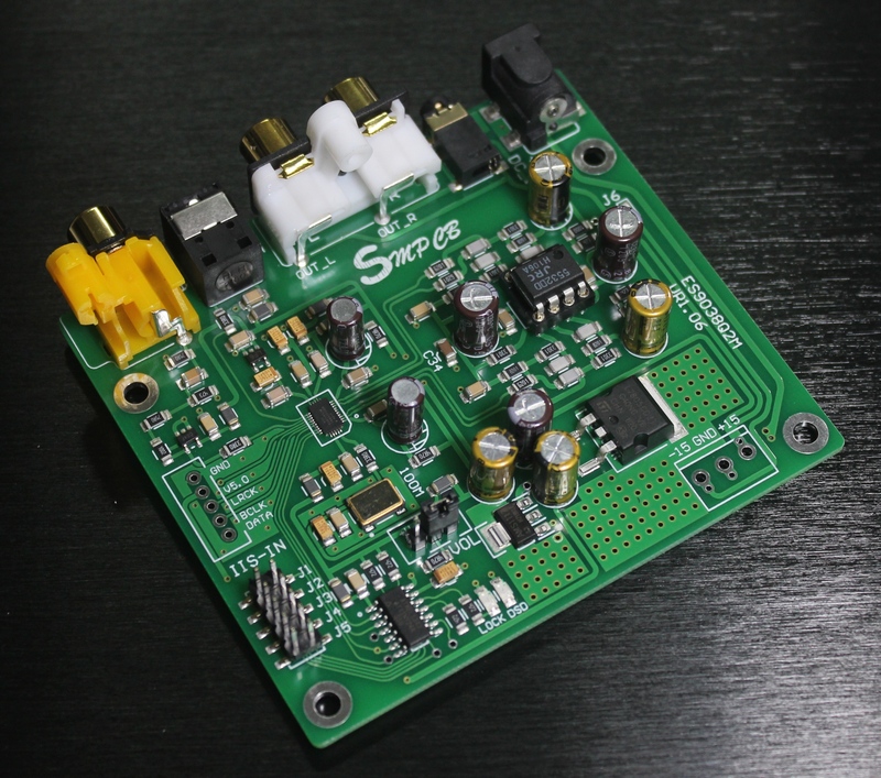 Dac Board - ES9038 Q2M DAC DSD-decoderkaart ondersteunt IIS