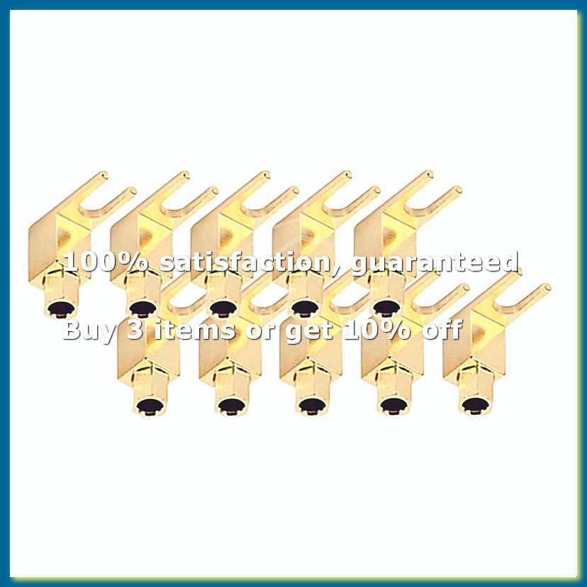 Banana Plug - 10PCS Banaan Connectors Vergulde Luidspreker Audio