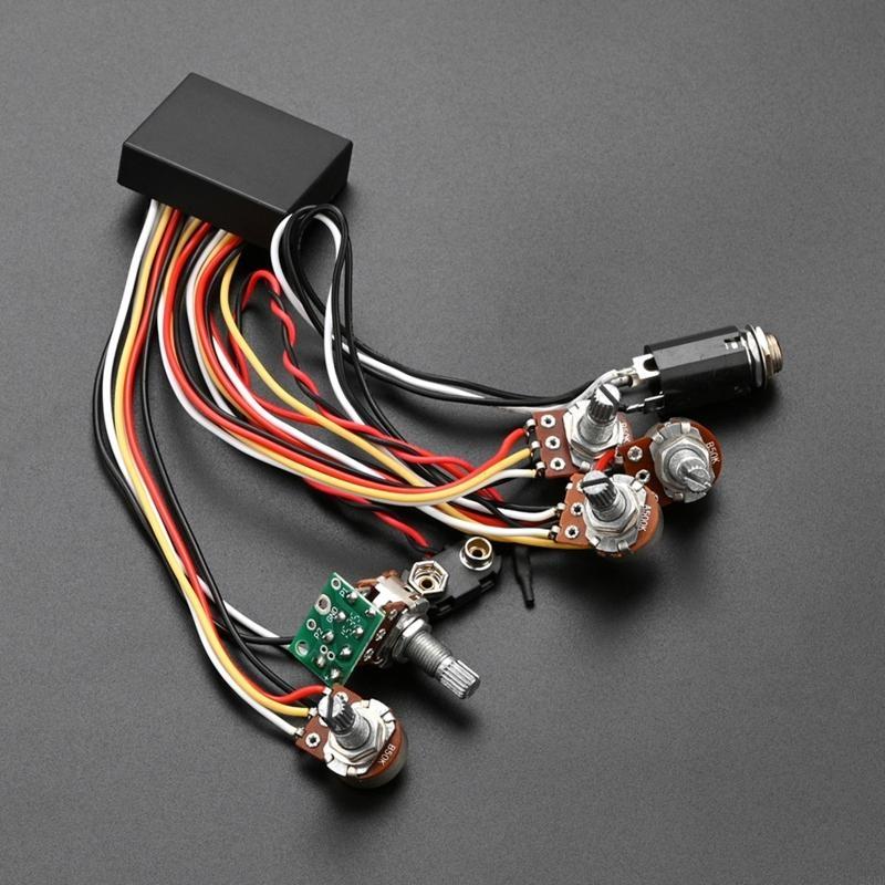 Passive Preamp - Actieve en passieve EQ-equalizer Elektrische bas-voorversterker