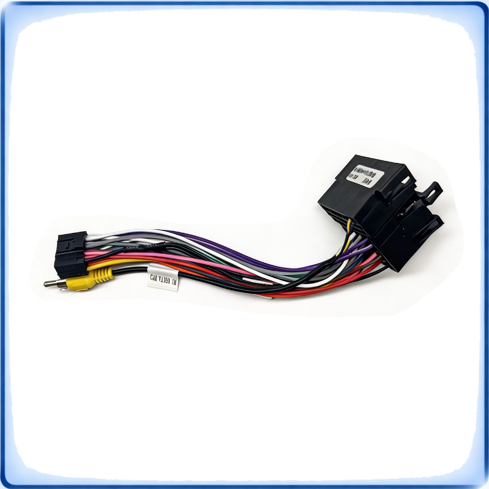 Audio Cable Rca - ISO naar 16-pins autoradio bedradingadapter voor
