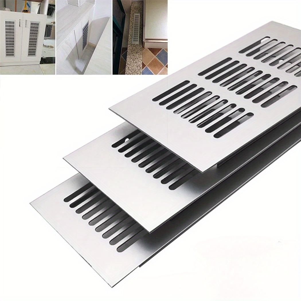 Ventilation Grille Aluminum - 2 stks 80mm Ventilatierooster Aluminium Air