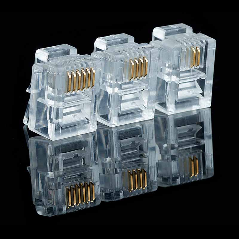 Rj45 Jack - 20/50/100PCS RJ11 6P2C 6P4C 6P6C Telefoon