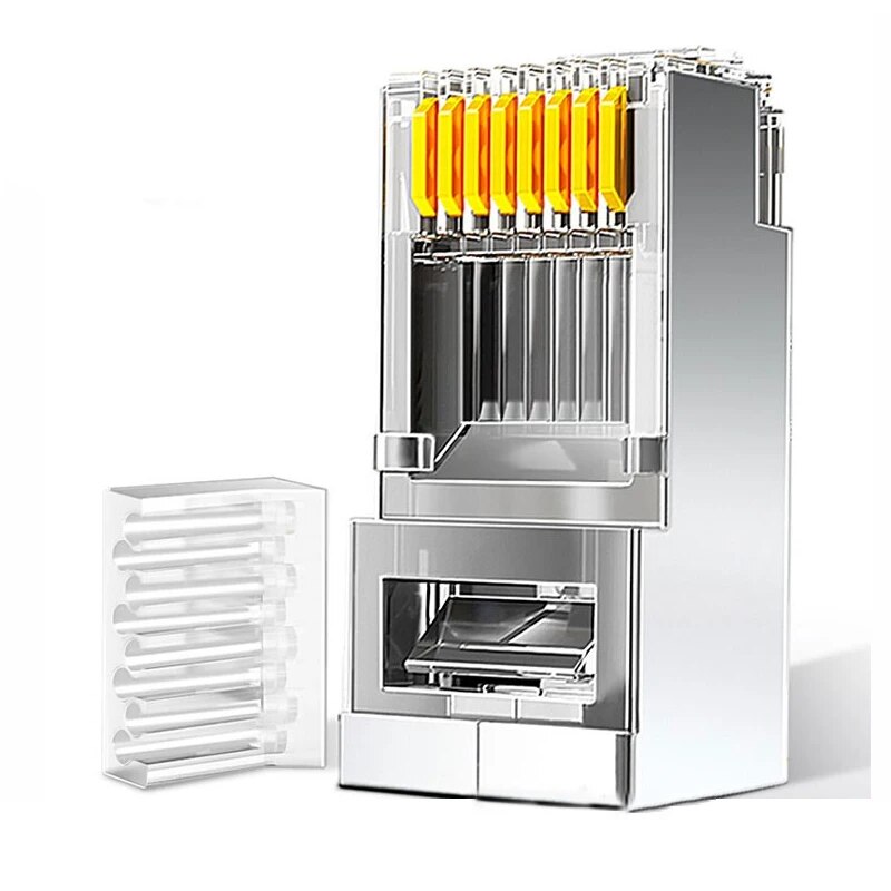 Rj45 Jack - ZoeRax 50 stuks Cat6 RJ45-connectoren, Cat