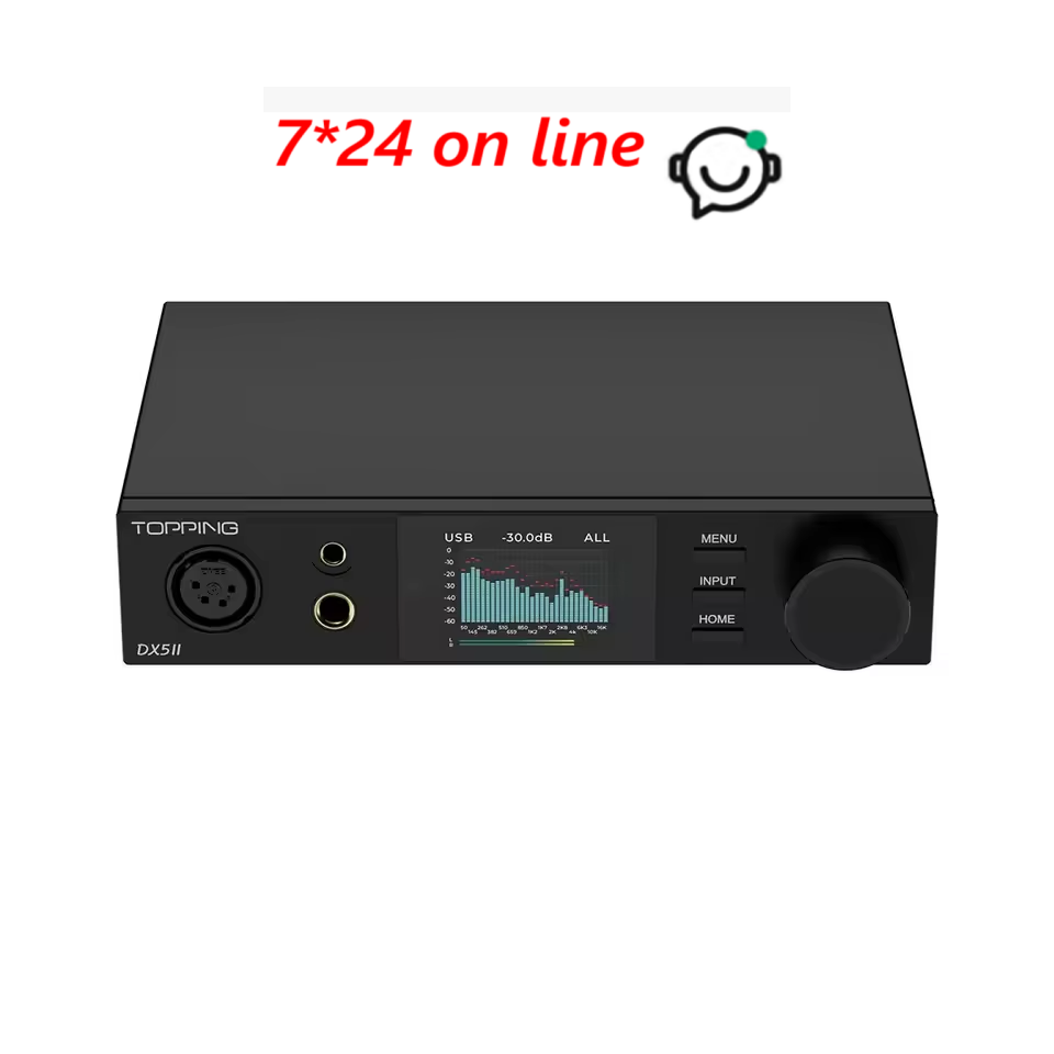 Headphone Amplifier - TOPPING DX5 II Volledig gebalanceerde DAC