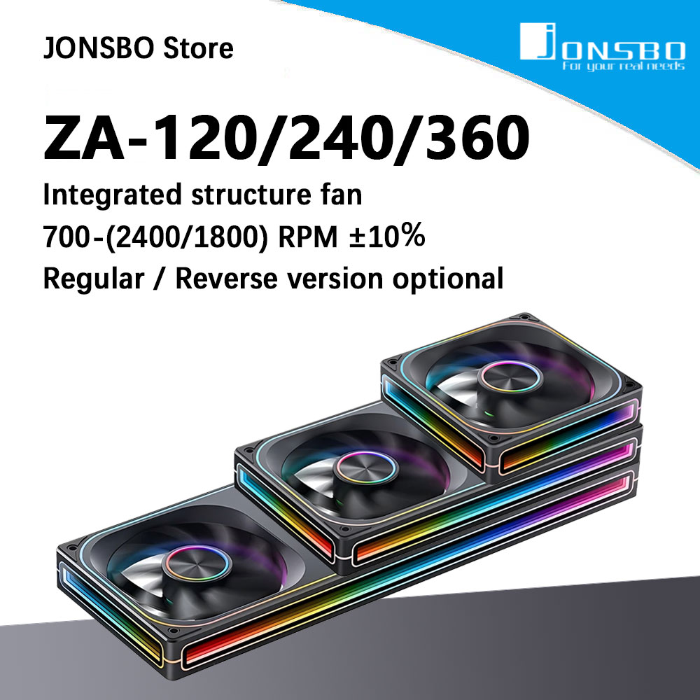 Heatsink Aluminum - JONSBO ZA-120/240/360 ARGB 12/24/36 CM chassis