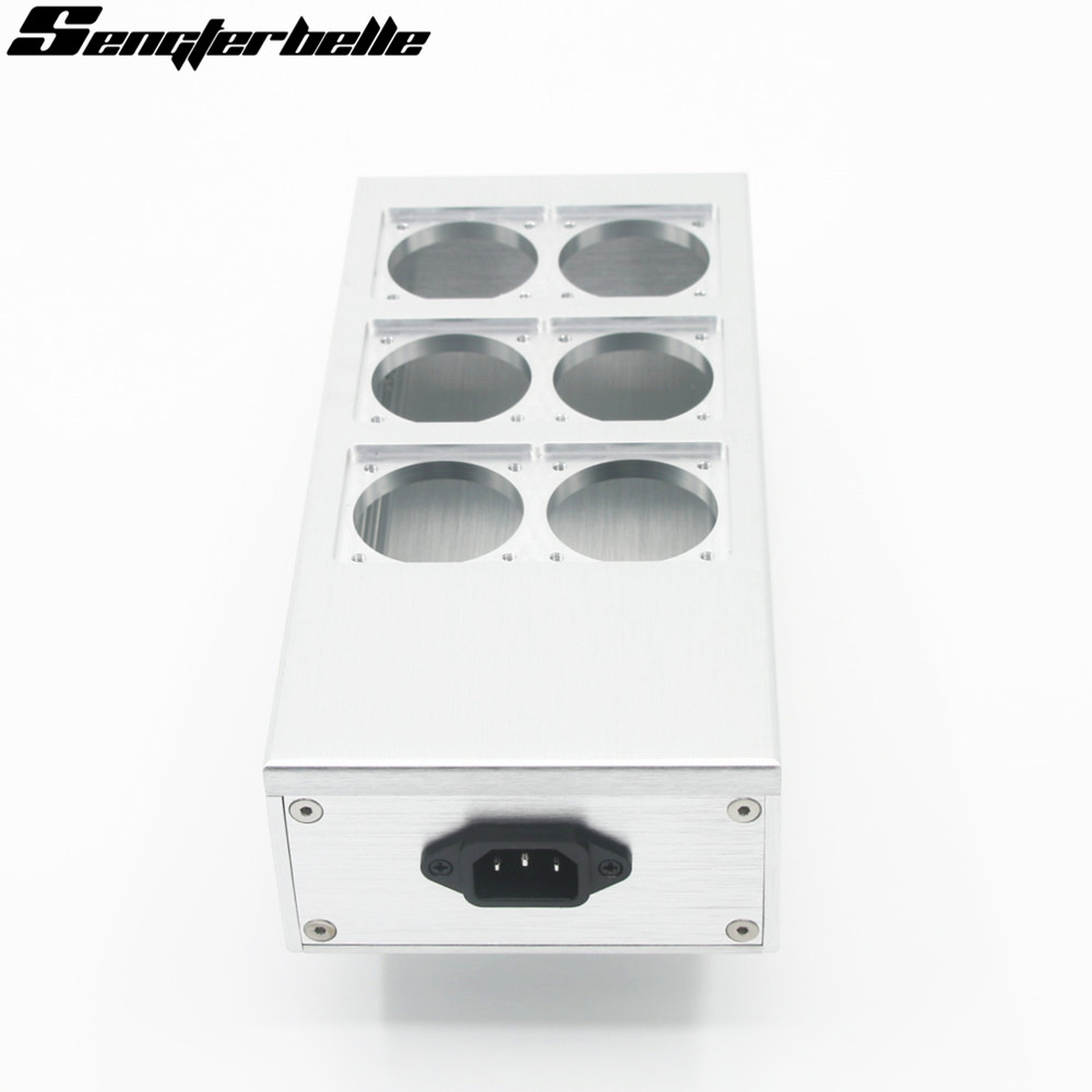 Speaker Enclosure - Hi-Fi 6-poorts EU-standaard stroomaansluitdoos met premium