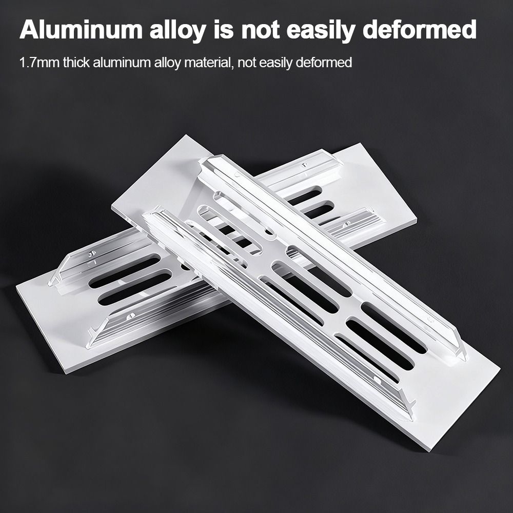 Ventilation Grille Aluminum - Aluminiumlegering Kast Ventilatiegat Afdekking Rechthoekig 30mm