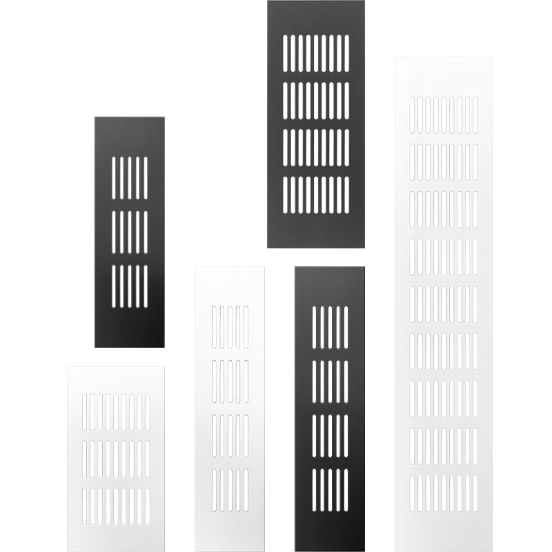 Ventilation Grille Aluminum - 2 stuks 50/80mm brede ventilatieroosters van