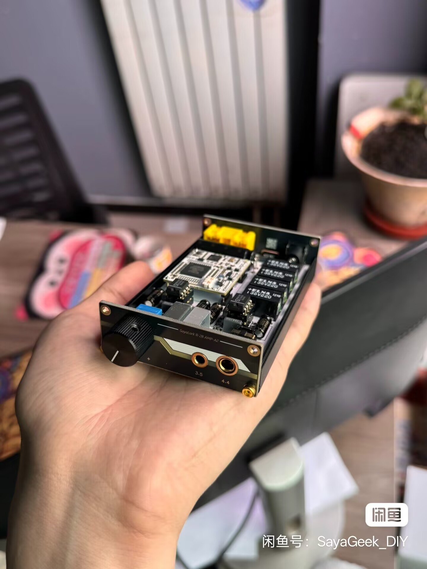 Headphone Amplifier - Draagbare R2R decodering hoofdtelefoonversterker front-end kleine