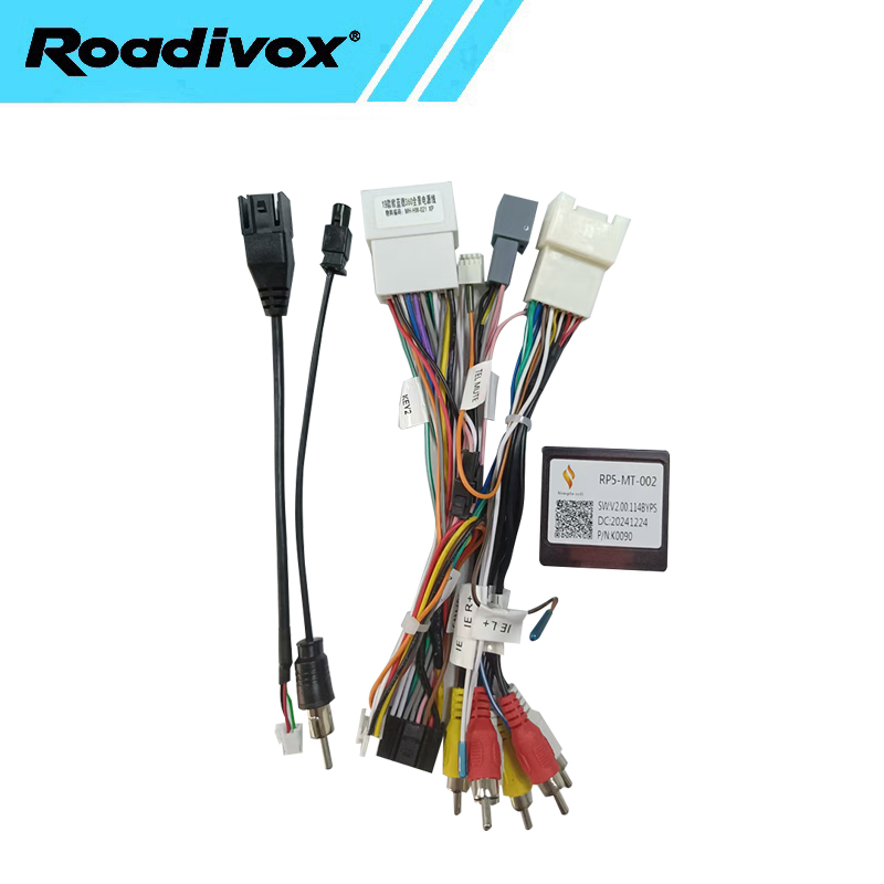 Audio Cable Rca - Autoradio Kabelboom Power Canbus box Voor