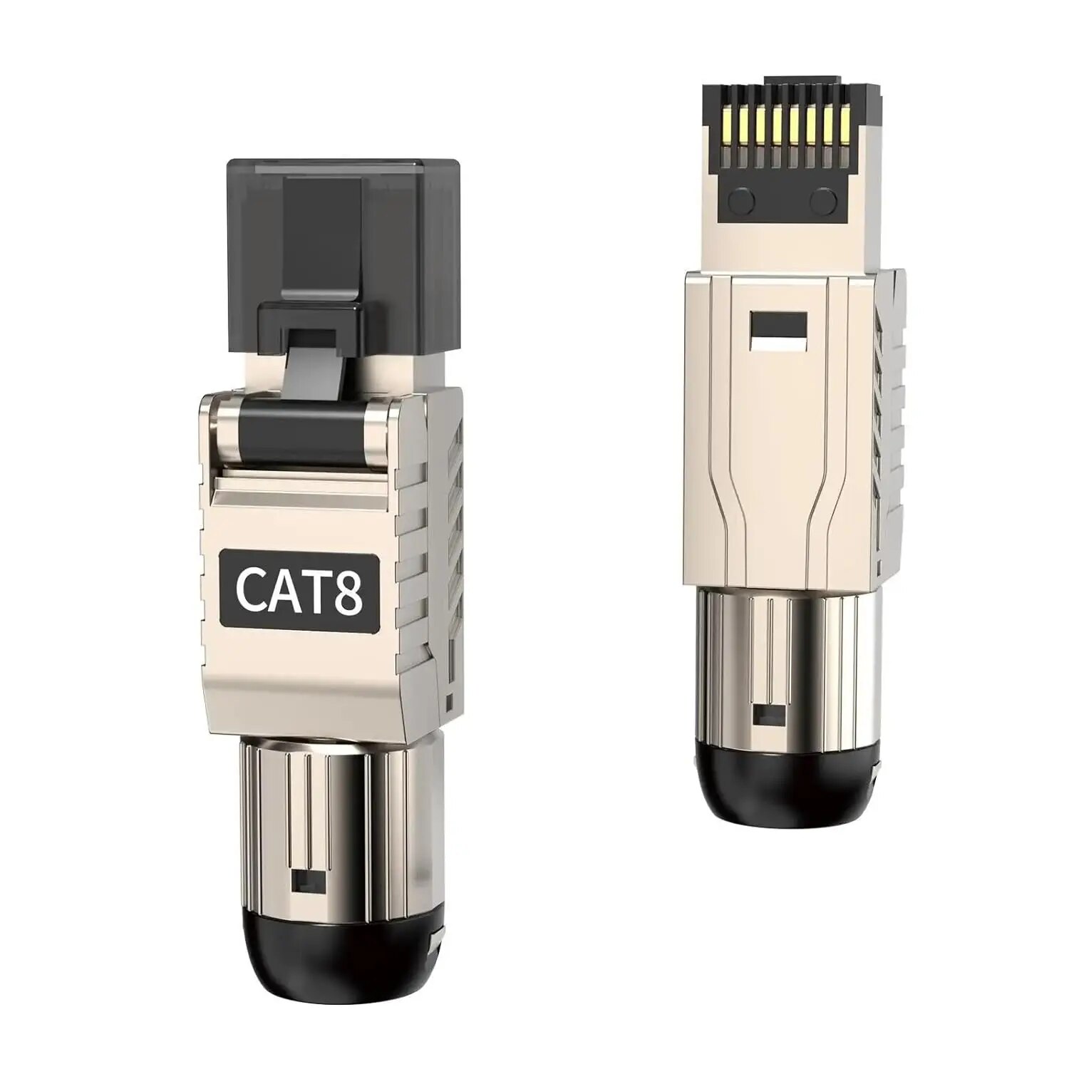 Rj45 Jack - ZoeRax 2-pack RJ45-connectoren Tool Free Cat