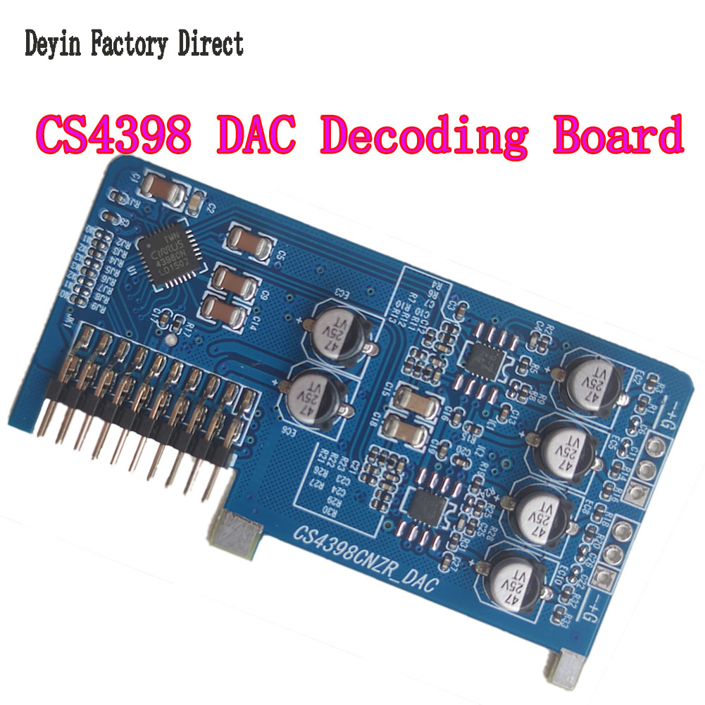 Dac Board - CS4398 DAC-decoderingskaart CS4398+OPA1612 CS4398 DAC-decoder 2