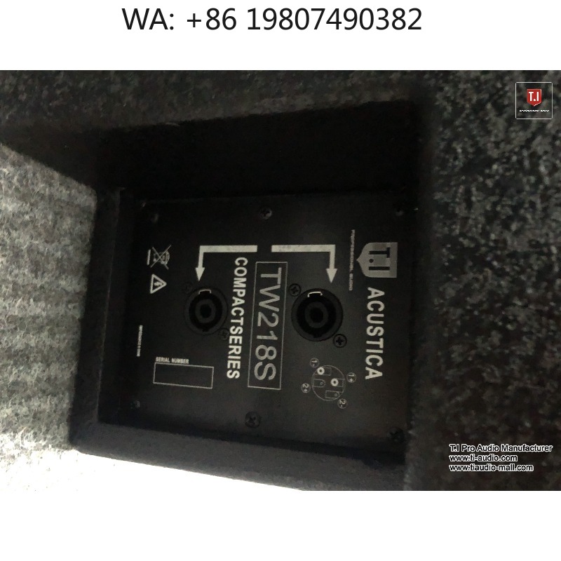 Full Range Speaker - Dubbele 15 inch tweeweg full-range podiumspeaker,