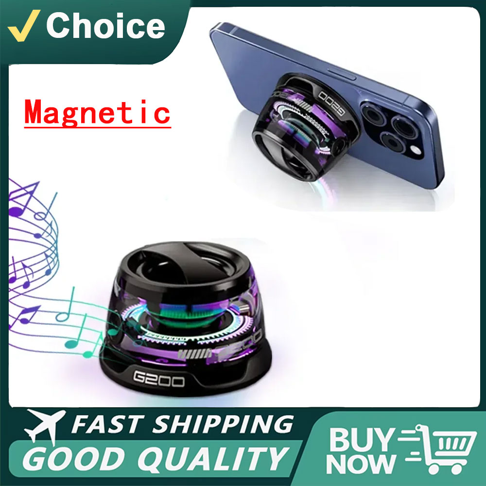 Full Range Speaker - Draagbare Bluetooth-luidspreker G200 RGB-verlichting Magnetische luidspreker