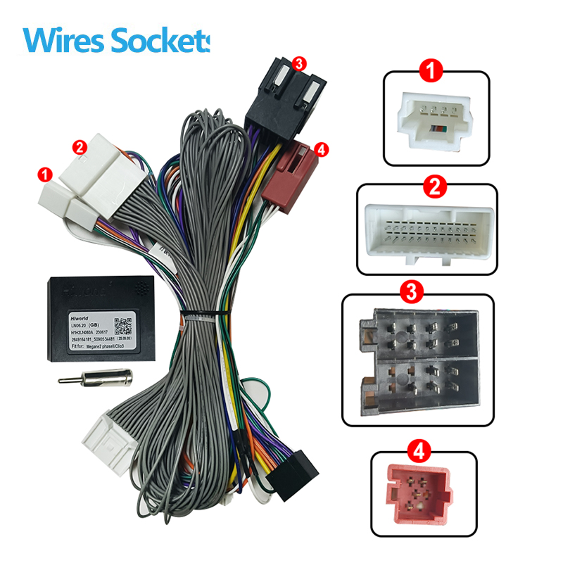 Voor Renault Megane 2 2004-200 - Audio Cable Rca recensie en prijs