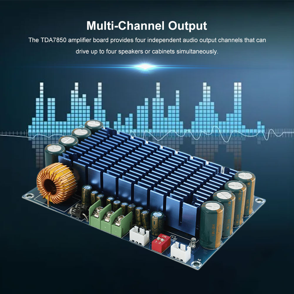 XH-M180 TDA7850 Stereo High Po - Audio Amplifier Board recensie en prijs