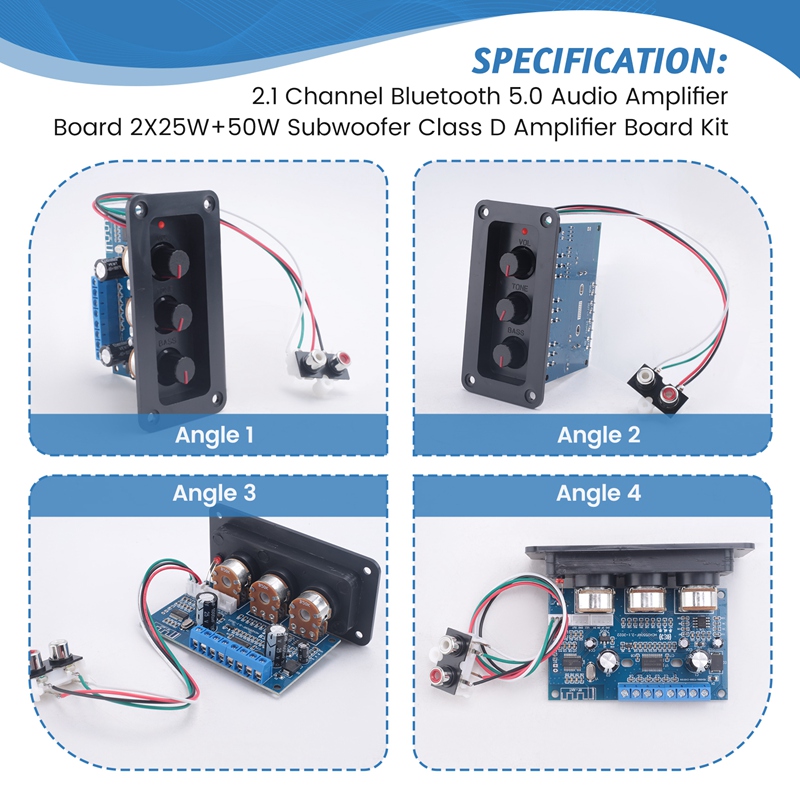 2.1 Kanaals Bluetooth 5.0 Audi - Audio Amplifier Board recensie en prijs