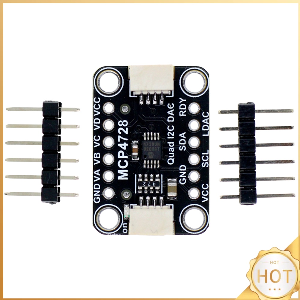 MCP4728 Digitaal naar Analoog  - Dac Board recensie en prijs