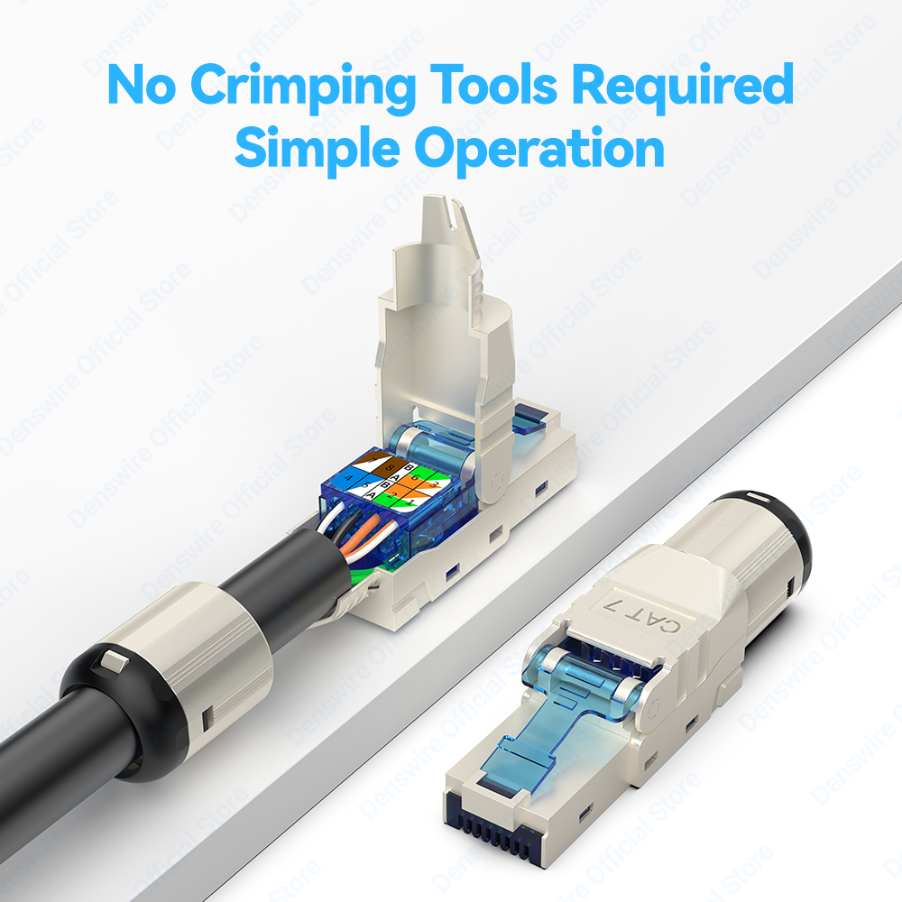 Denswire gereedschapsloze RJ45 - Rj45 Jack recensie en prijs