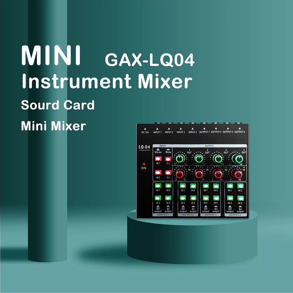 (MEOF] -LQ04 4-kanaals mixer 4 - Headphone Amplifier recensie en prijs