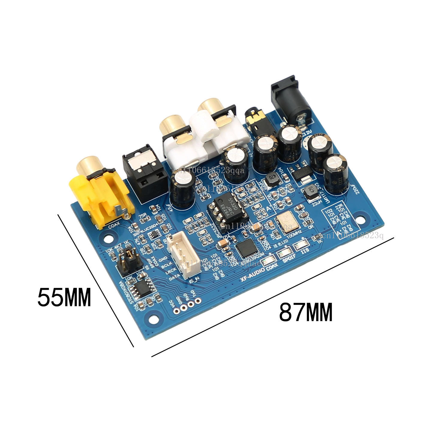 ES9039Q2M I2S DSD-vezel, coaxi - Dac Board recensie en prijs