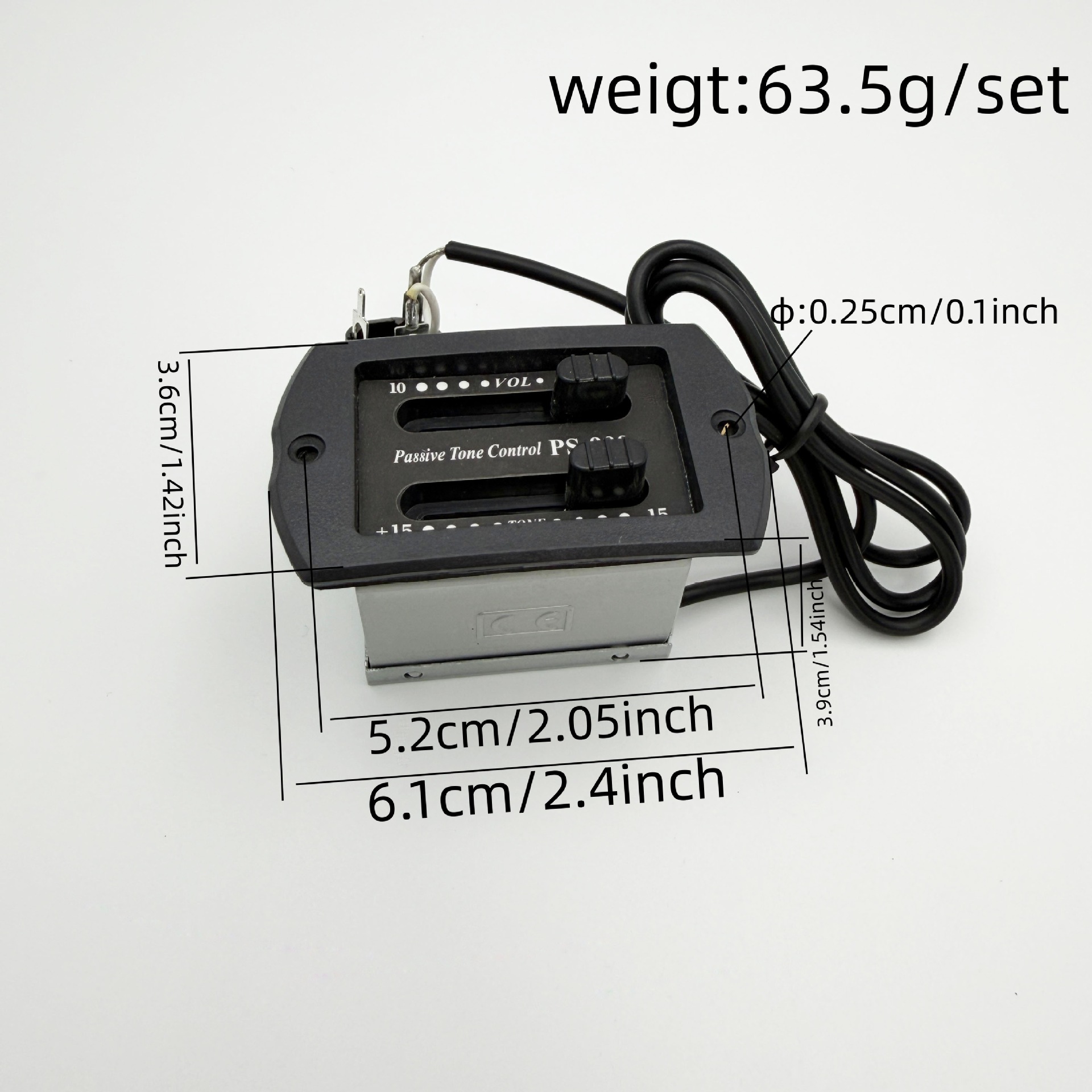 Folk Gitaar Ukulele Pickup PS- - Passive Preamp recensie en prijs