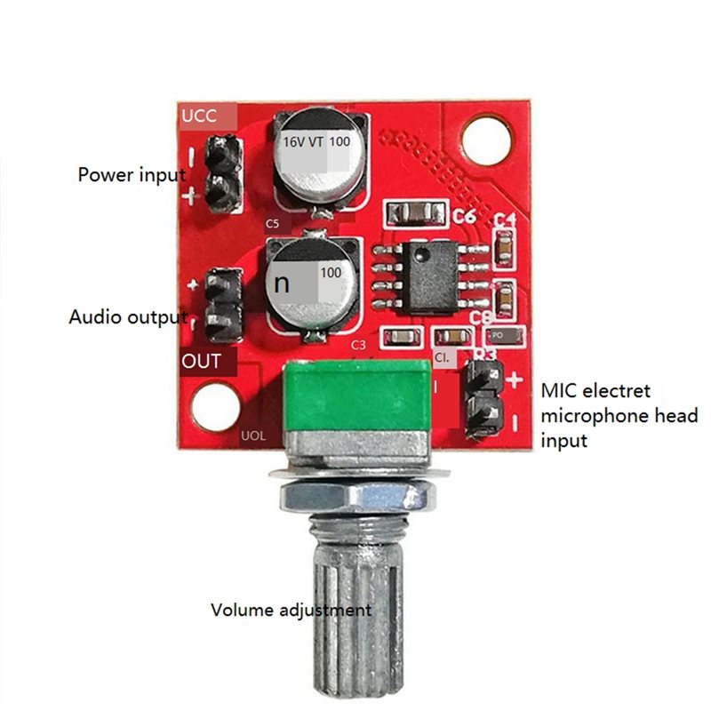 -[A51I Digital]LM386 Electret  - Audio Amplifier Board recensie en prijs