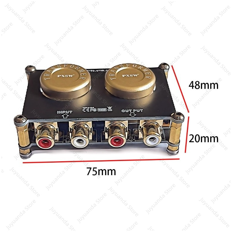 AV103 audio-isolator, transfor - Passive Preamp recensie en prijs
