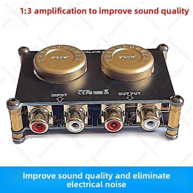 AV103 audio-isolator, transfor - Passive Preamp recensie en prijs