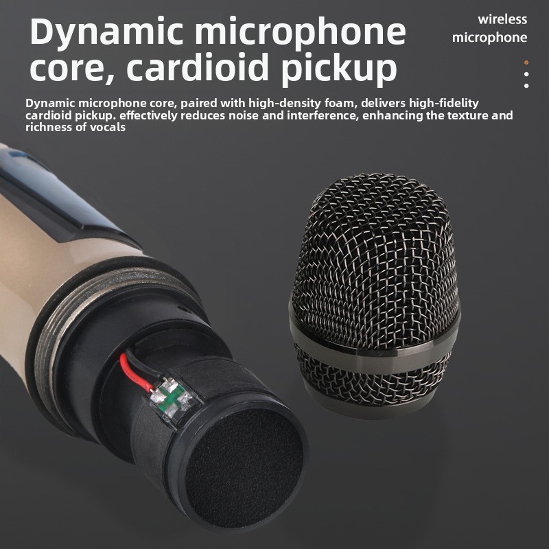 Draadloze microfoon 2 kanalen  - Ribbon Microphone recensie en prijs