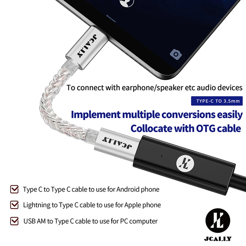 JCALLY AP7 draagbare DAC-verst - Headphone Amplifier recensie en prijs