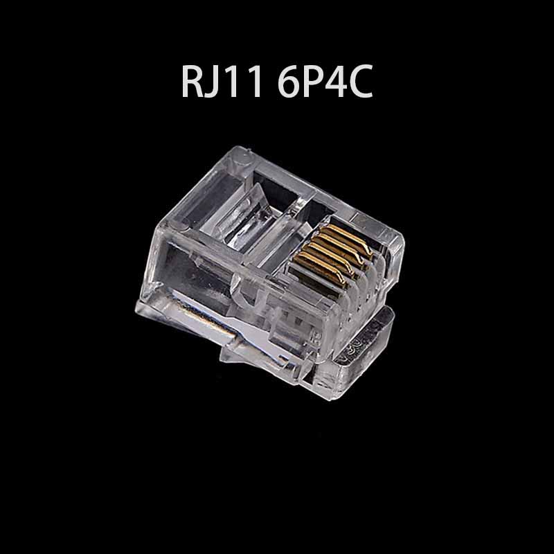 20/50/100PCS RJ11 6P2C 6P4C 6P - Rj45 Jack recensie en prijs
