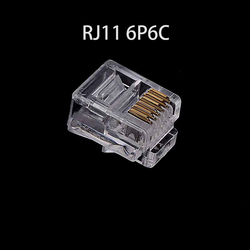 20/50/100PCS RJ11 6P2C 6P4C 6P - Rj45 Jack recensie en prijs