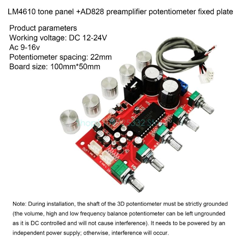LM4610 Tone Voorversterker Gel - Volume Control Board recensie en prijs