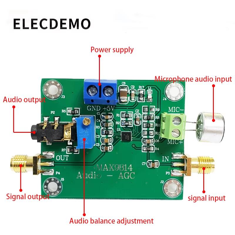 Electret Mic AGC Versterkermod - Audio Amplifier Board recensie en prijs