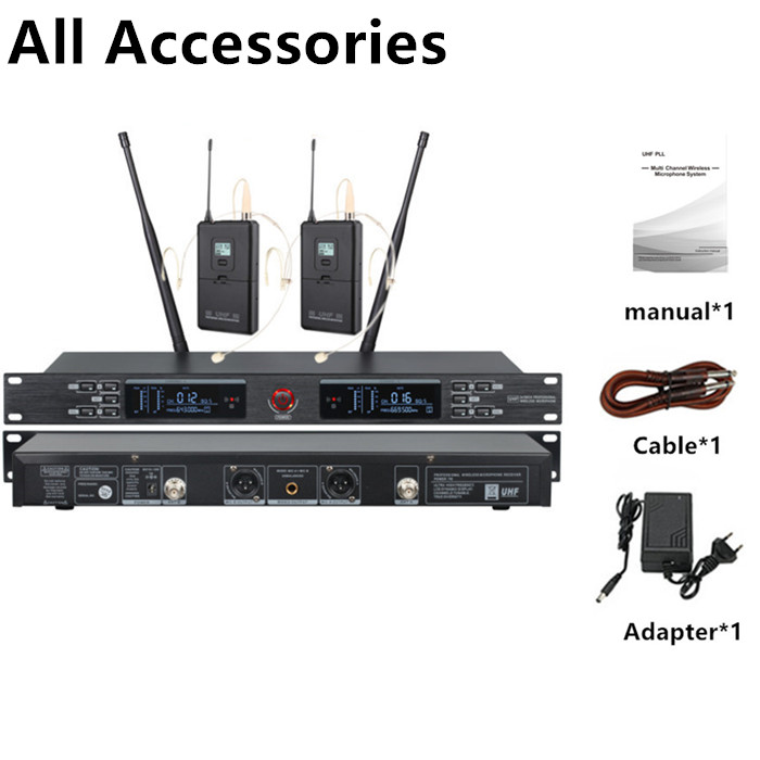 640-690MHz UR-2000-H Dubbelkan - Ribbon Microphone recensie en prijs
