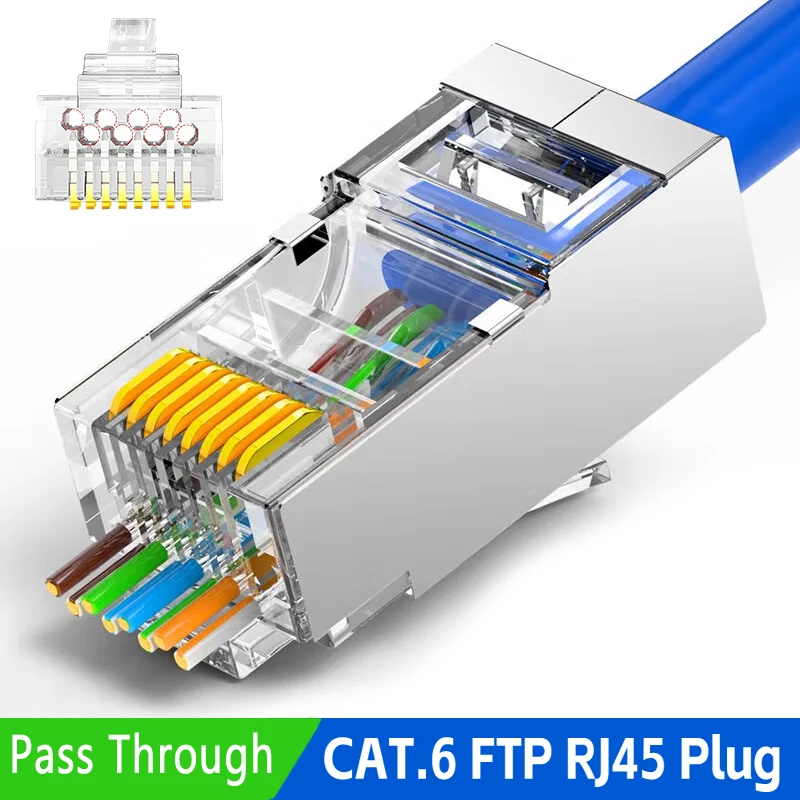 Cat6 Pass Through Afgeschermde - Rj45 Jack recensie en prijs