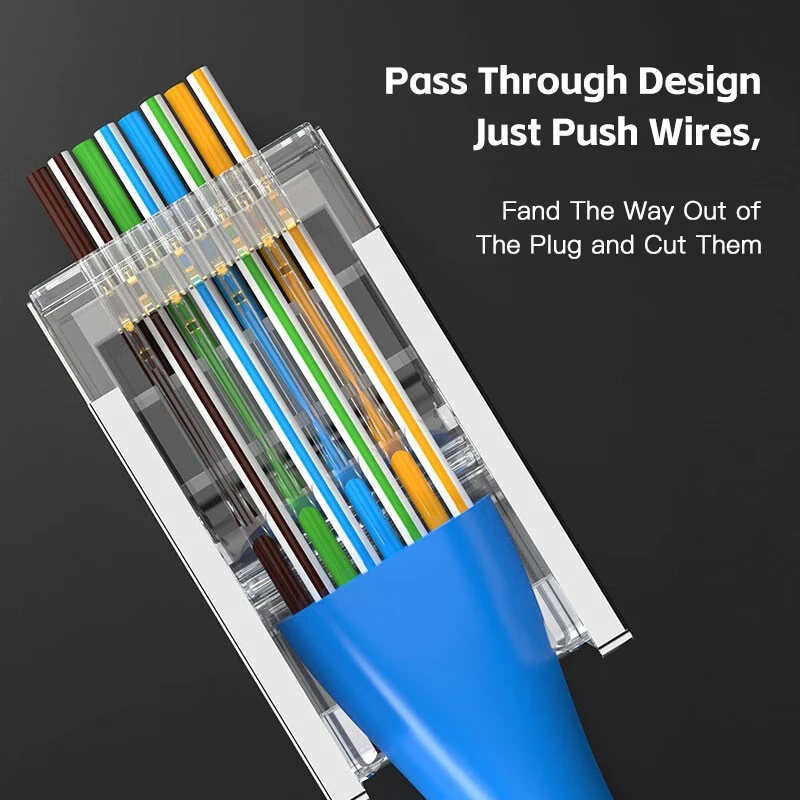 Cat6 Pass Through Afgeschermde - Rj45 Jack recensie en prijs