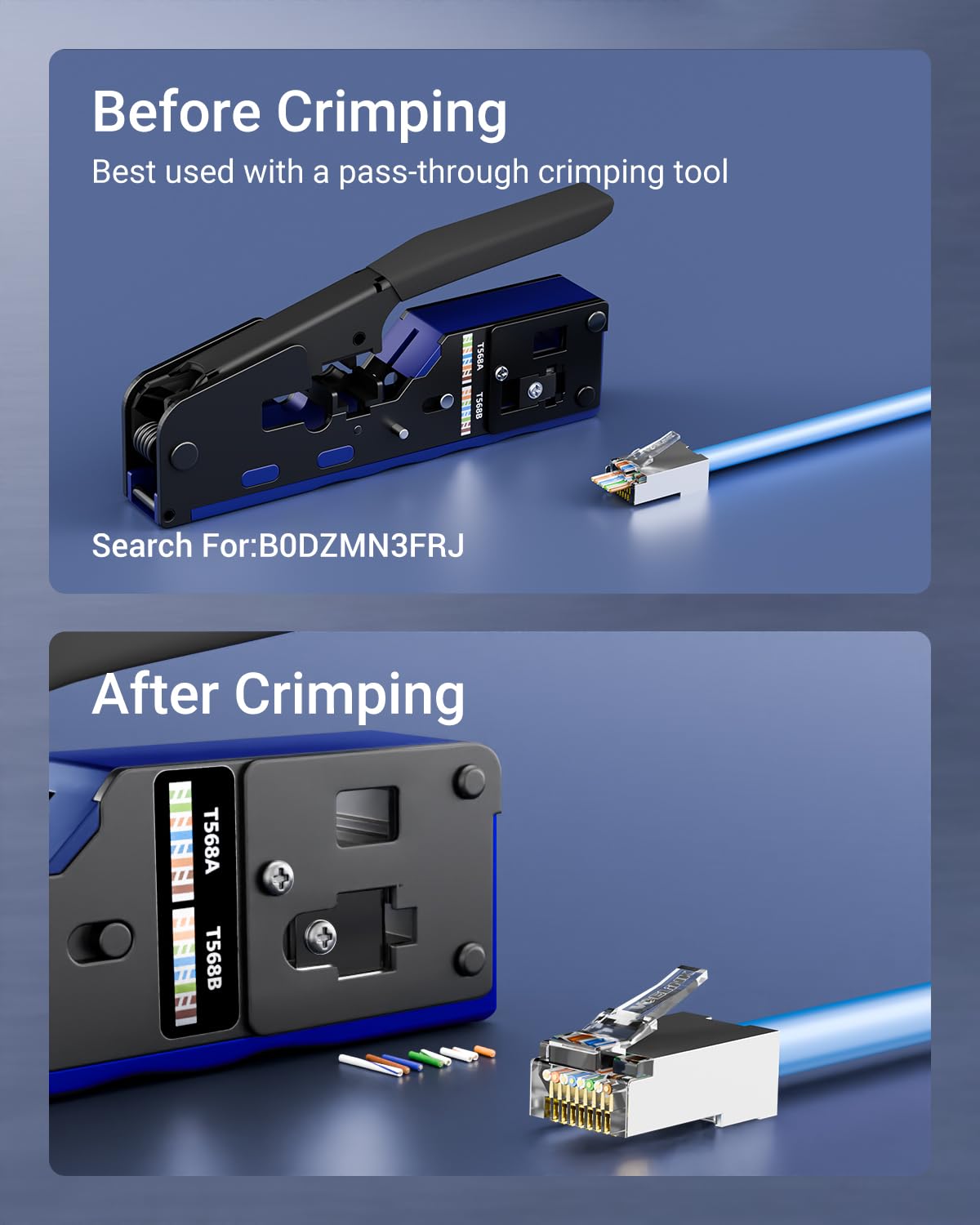 Cat 6 Afgeschermde Doorvoer RJ - Rj45 Jack recensie en prijs
