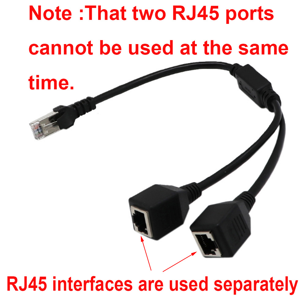 1 tot 2 RJ45 LAN Splitter Kabe - Rj45 Jack recensie en prijs