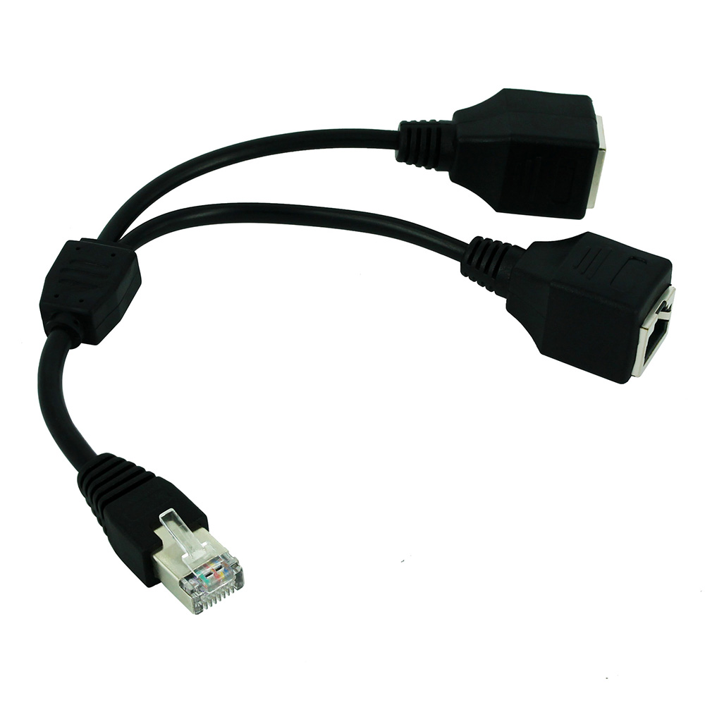 1 tot 2 RJ45 LAN Splitter Kabe - Rj45 Jack recensie en prijs
