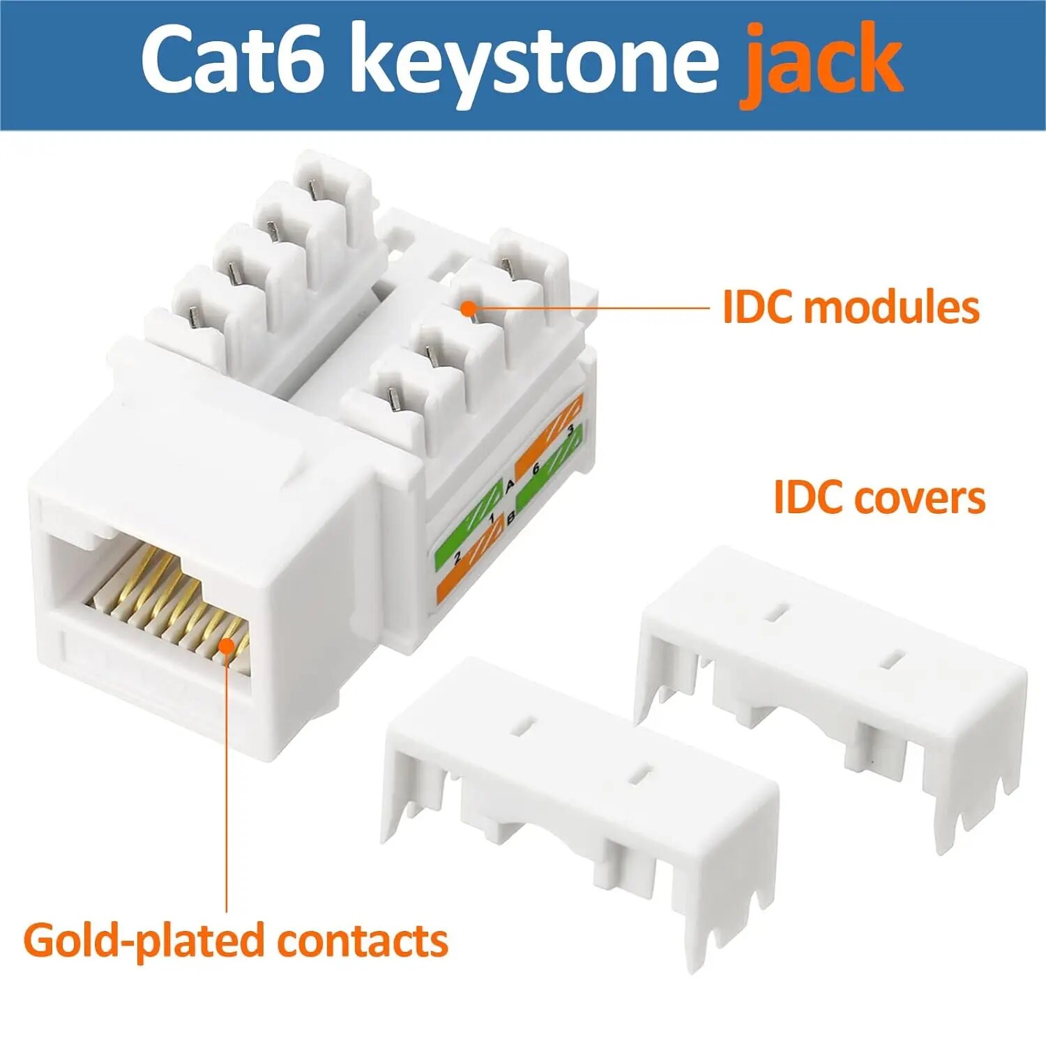 ZoeRax 10-pack RJ45 Keystone-a - Rj45 Jack recensie en prijs