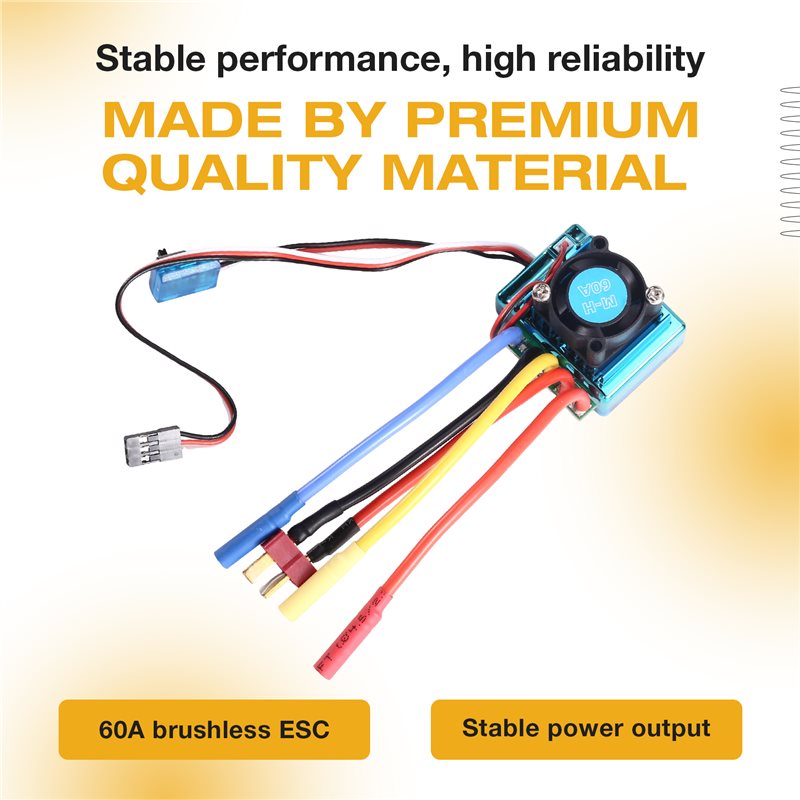 MACH-60A Borstelloze ESC Snelh - Banana Plug recensie en prijs