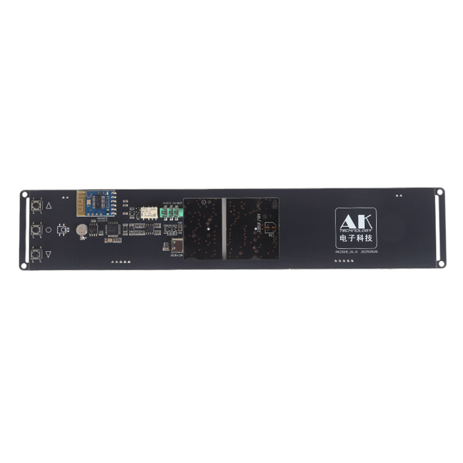 Muziekspectrum-displaybord Blu - Audio Amplifier Board recensie en prijs